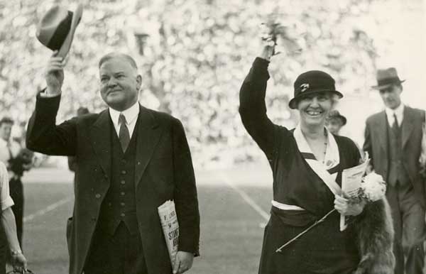 President Herbert Hoover and First Lady Lou Henry Hoover